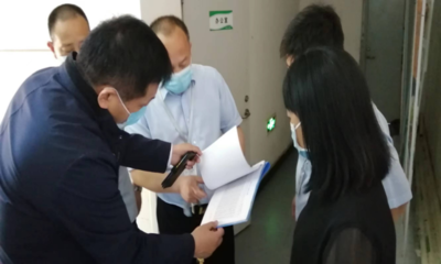 機關黨委到后勤管理處黨支部荷園項目黨小組實地調研防控工作